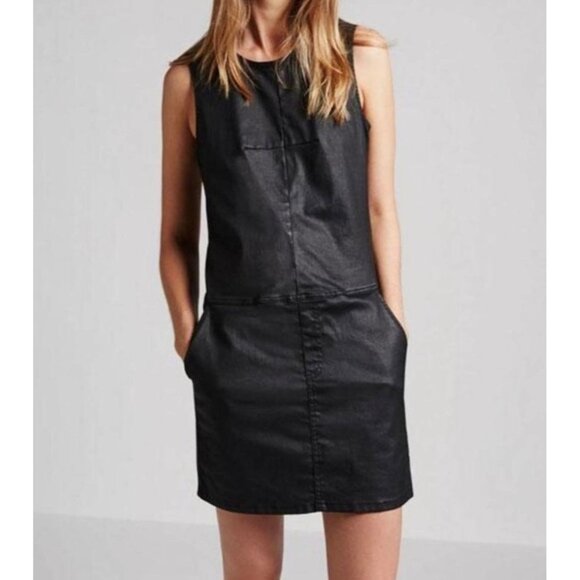 Current Elliot NWT Black Mini shift dress 2 - Picture 1 of 11